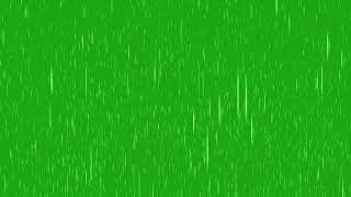Raining green screen effect
