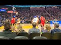 Courtside View Golden State Warriors Highlights! Includes Stephen Curry Buzzer Beater!