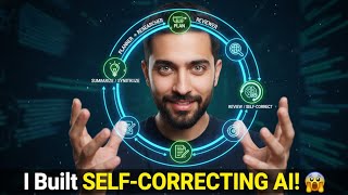 I built a Self-Correcting AI! (Planner + Reviewer) #ai  #aiagents #freecourse