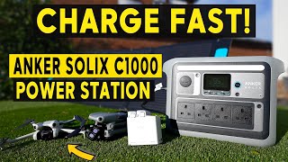 HOW TO CHARGE DJI DRONE BATTERIES FAST! Anker SOLIX C1000 Portable Power Station