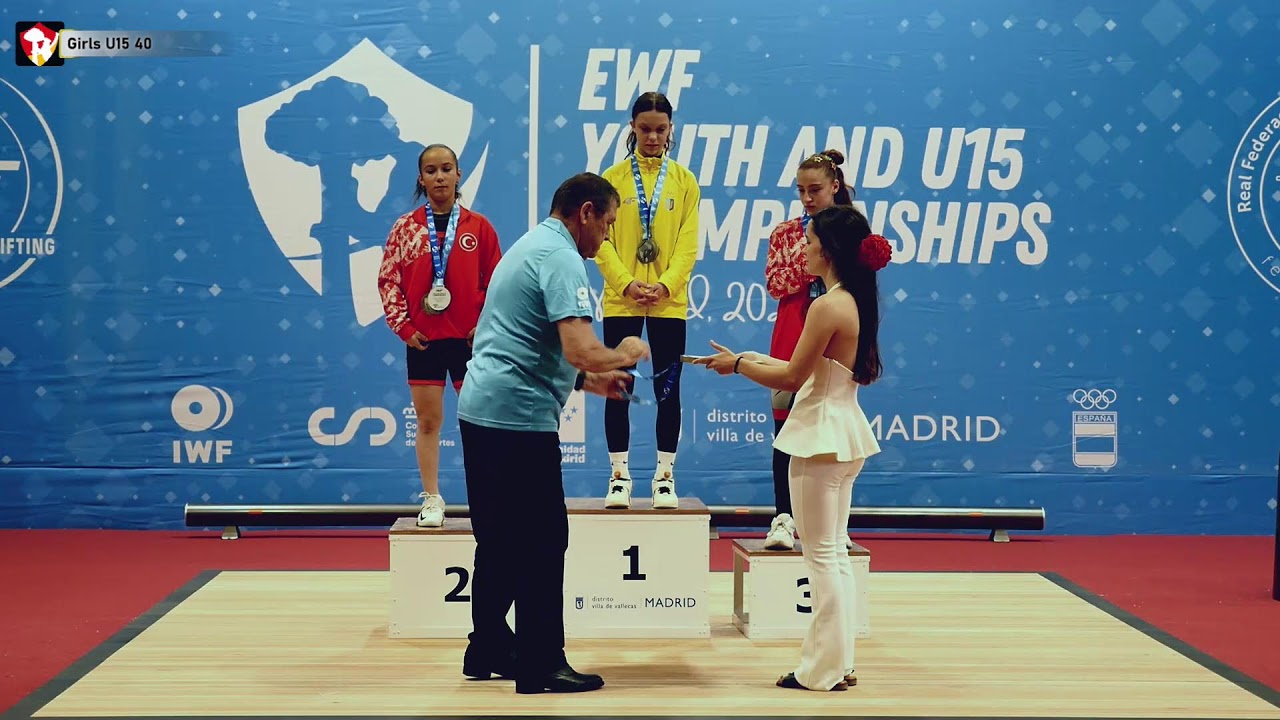 2025 EWF Youth and U15 Championiships - Madrid, ESP - Women Under15 - 40 kg