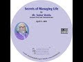 Secrets of managing life by mr tushar shukla