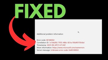 How To Fix Error Code 80180002 On Windows