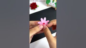 flowers floating on water | Paper floating flower #viral #diy#shorts #easy