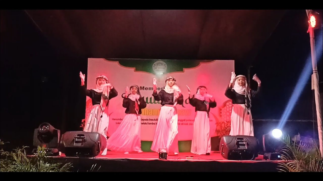 TARIAN ISLAMI (QOLBI FIL MADINAH)viral 2025 DI BAWAKAN OLEH DARI DINIYAH AL-HAKIM 