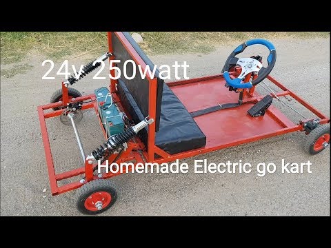 1000tl'ye El Yapımı Elektirkli Şarjlı Araba Electric Go Kart at Home(part1)