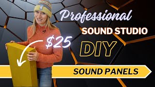 DIY Acoustic Panels for a home studio or podcasting room