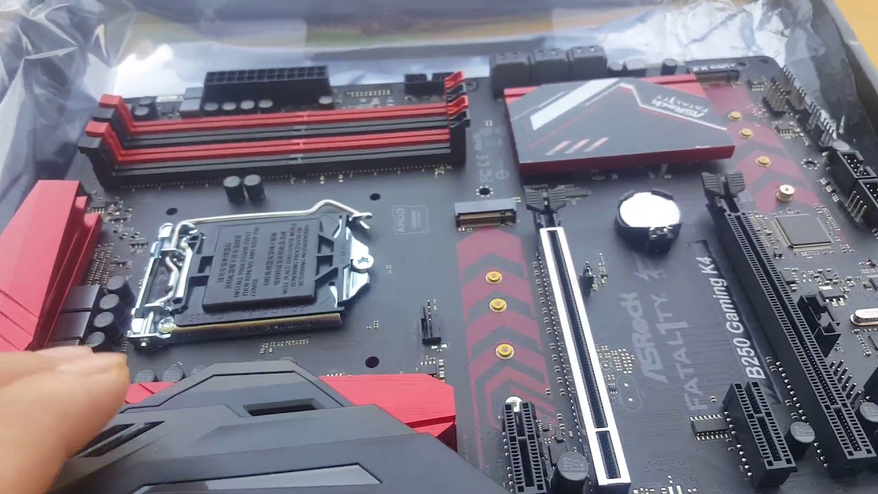 MEU NOVO PC- placa mãe asrock fatality b250 gaming K4 - YouTube