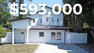 What $600K Gets You New Construction in Winter Park FL — 4BD Modern Home Tour | Seminole Ave
