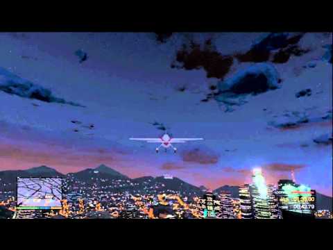 GTA 5 FLIGHT SCHOOL HOW TO DO A LOOP IN A PLANE LOOP THE LOOP FLYING STUNT