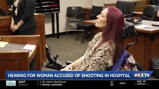 Woman accused of firing shots inside St. Matthews hospital room pleads not guilty