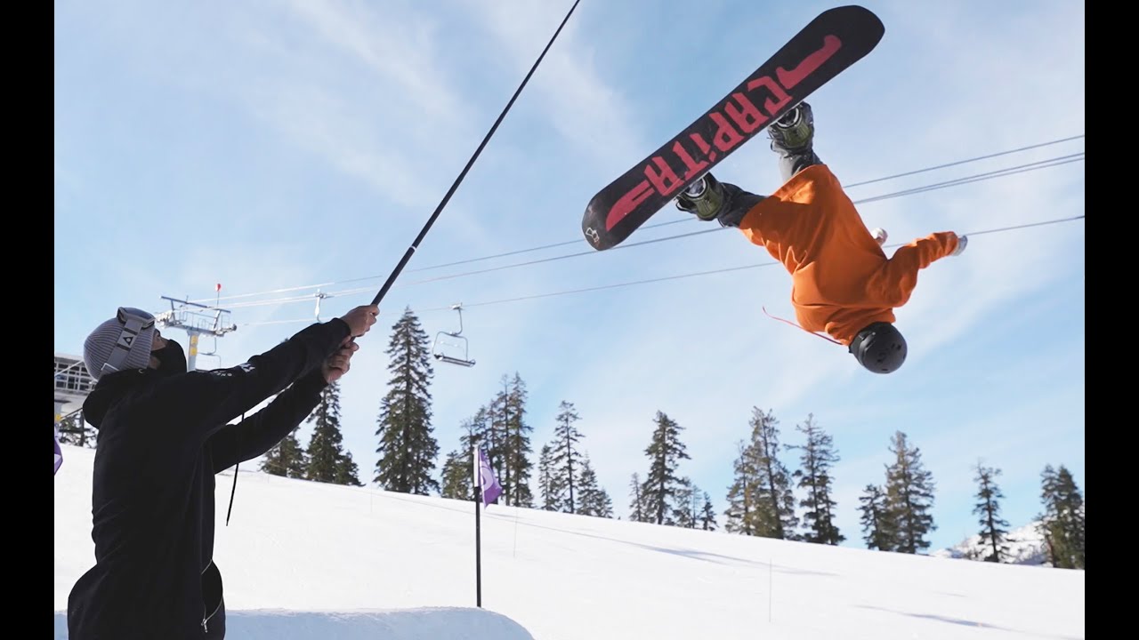 Crazy Snowboard Tricks!! w/ Insta360 ONE X2 