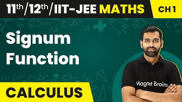 Signum Function - Relations & Functions | Maths | Class 11/12/IIT-JEE | 2024-25