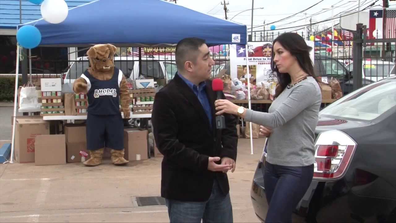 HOUSTON FOOD BANK DRIVE RHODES AUTO SALES YouTube