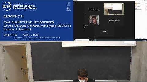 Statistical Physics with Python (QLS-SPP) Lecture 11