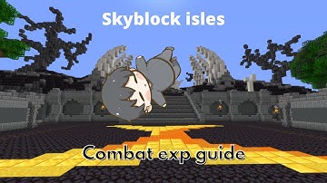 Skyblock isles combat exp guide | Minecraft