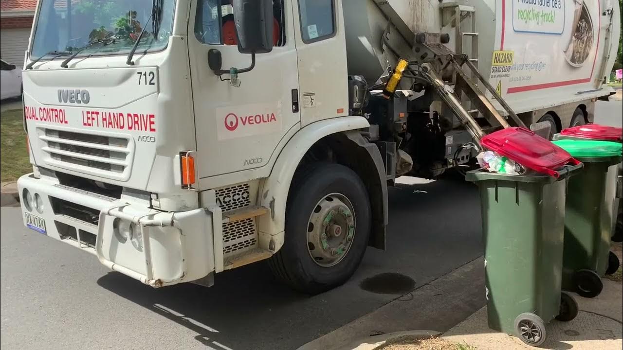 Canberra Garbage Collection Veolia Truck 712 YouTube