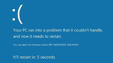 Fix Dpc_Watchdog_violation on Microsoft Windows 10, 7 and 8