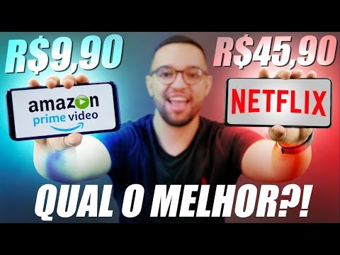 NETFLIX vs AMAZON PRIME VIDEO | qual o MELHOR? Comparativo SINCERO!!!