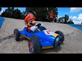 Rc mario kart at the skatepark