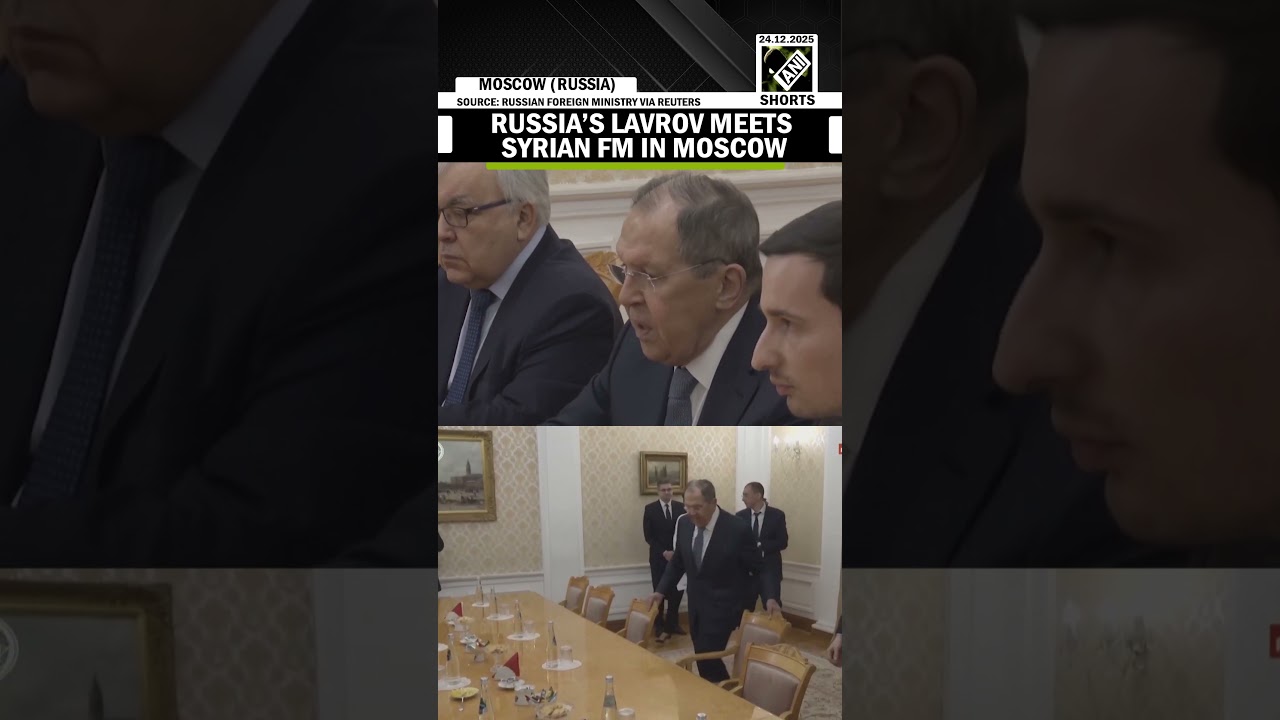 Министр иностранных дел России Сергей Лавров встретился с министром иностранных дел Сирии Аль-Шай...