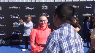 Kingston Foster Red Carpet Interview at Disney+'s Zombies 3 Premiere 