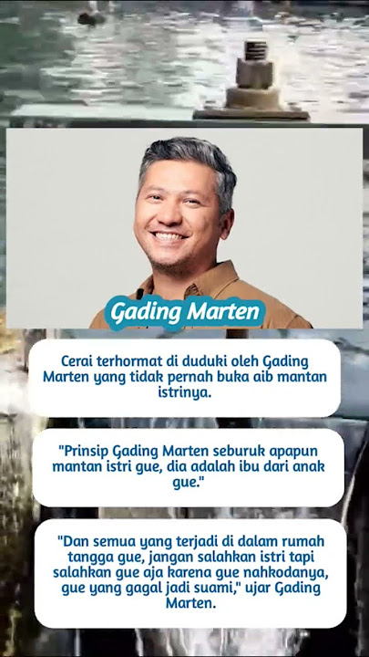 Gading Marten Cerai Terhormat #reels #fypシ゚viral #artis #gadingmarten #gading_gisel #gading_cerai