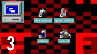 Win 98 Simulator Part 3 Minesweeper in Spider Solitaire in Solitaire in FreeCell - Gameplay HD 2023 screenshot 4
