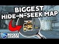 THE BIGGEST AND CRAZIEST ROCKET LEAGUE HIDE N SEEK IS HERE