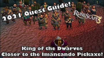 RS3 Full Quest Guide - King of the Dwarves - Unlock the Lava Flow Mine