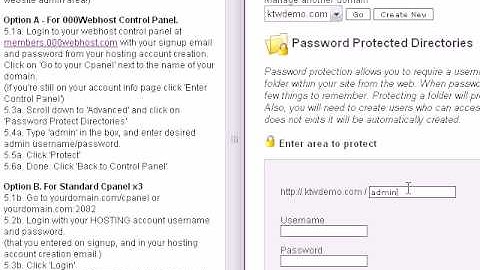 5. Password Protect a Directory