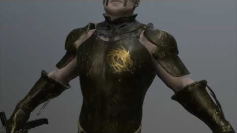 Golden Knight, Silver Knight, Knight Golden Dragon Low poly 3D model. Ready for Unity, Unreal Engine