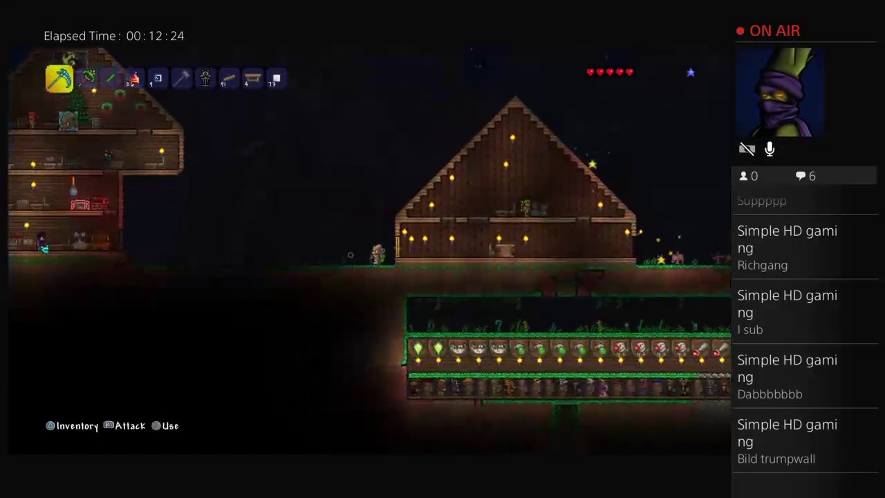 Playing terraria with my best friend - YouTube