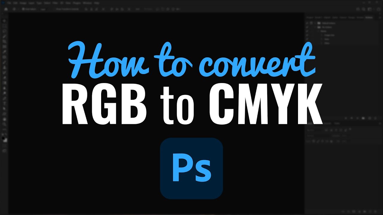 How To Convert RGB To CMYK In Photoshop YouTube How To Convert RGB To CMYK In Photoshop YouTube