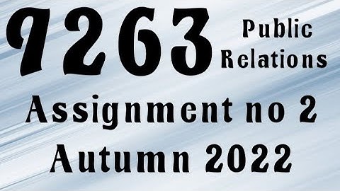 AIOU Code 9263 Solved Assignment No.2 Autumn 2022 #aiou #aiousolveassignments