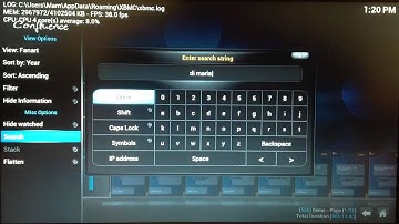 XBMC 12.2 FRODO - Search Function in video library not works