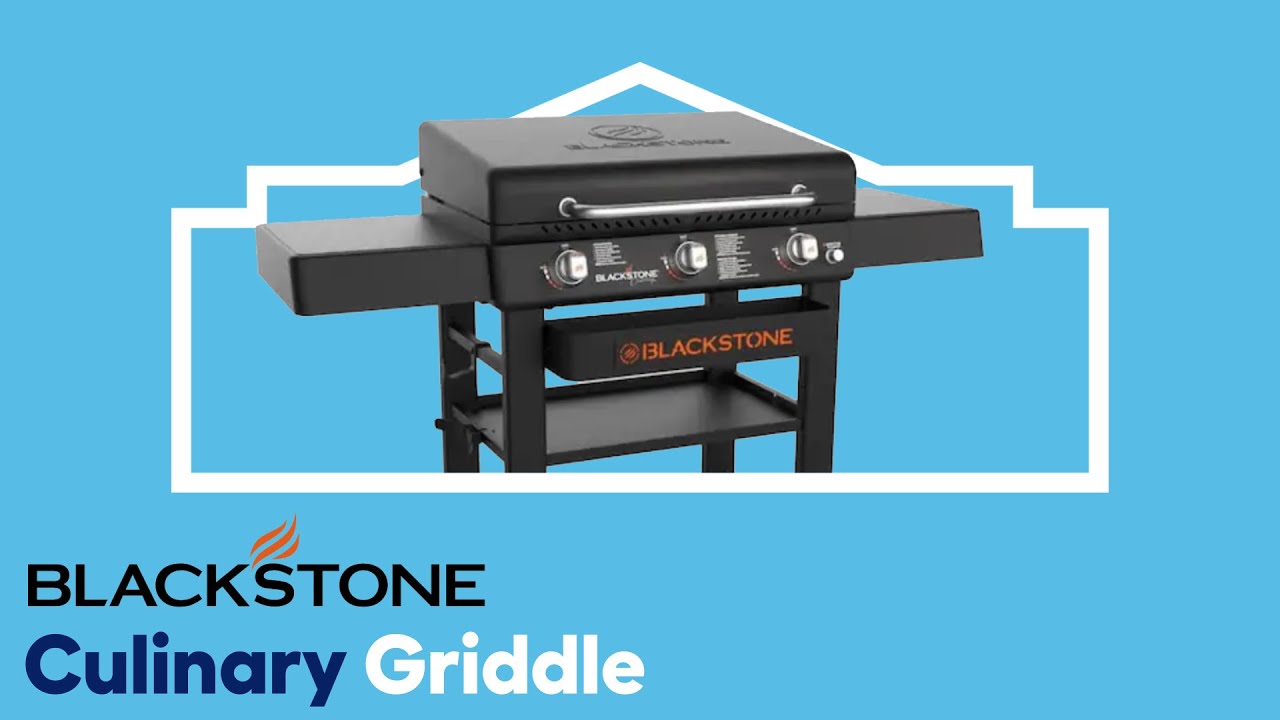 Blackstone 3Burner Culinary Griddle with Hood YouTube