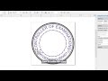 How to Make a Simple Stamp in Corel Draw (English Subs)