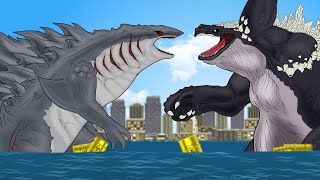 SHARKZILLA | Shark Evolution vs Whale Godzilla | PANDY Animation 52