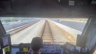 (4k60) VTA Light Rail Blue Line Ride (Santa Teresa - Baypointe) [CAB VIEW!!]