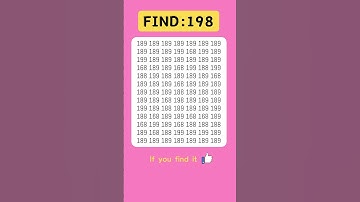 Find odd numbers - 198 - #odd #quiz #braintest