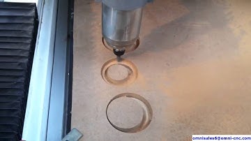 OMNI CNC Router process 18mm MDF