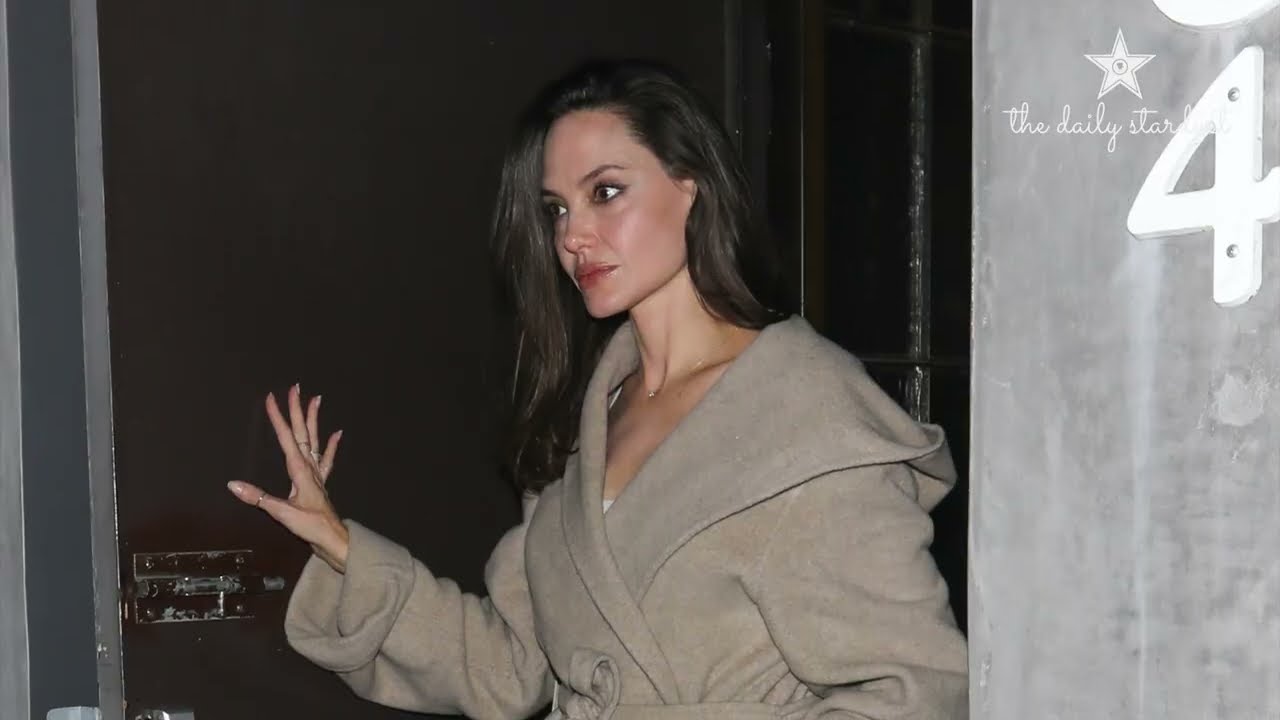 Angelina Jolie Brings The Glamour To Vegan Dinner In Hollywood