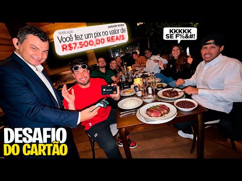 DESAFIO CARTÃO MAIS CARO DE TODOS - NO SHOPPING CIDADE JARDIM EM SÃO PAULO !! 💵