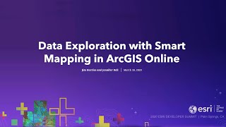 Data Exploration with Smart Mapping in ArcGIS Online screenshot 2