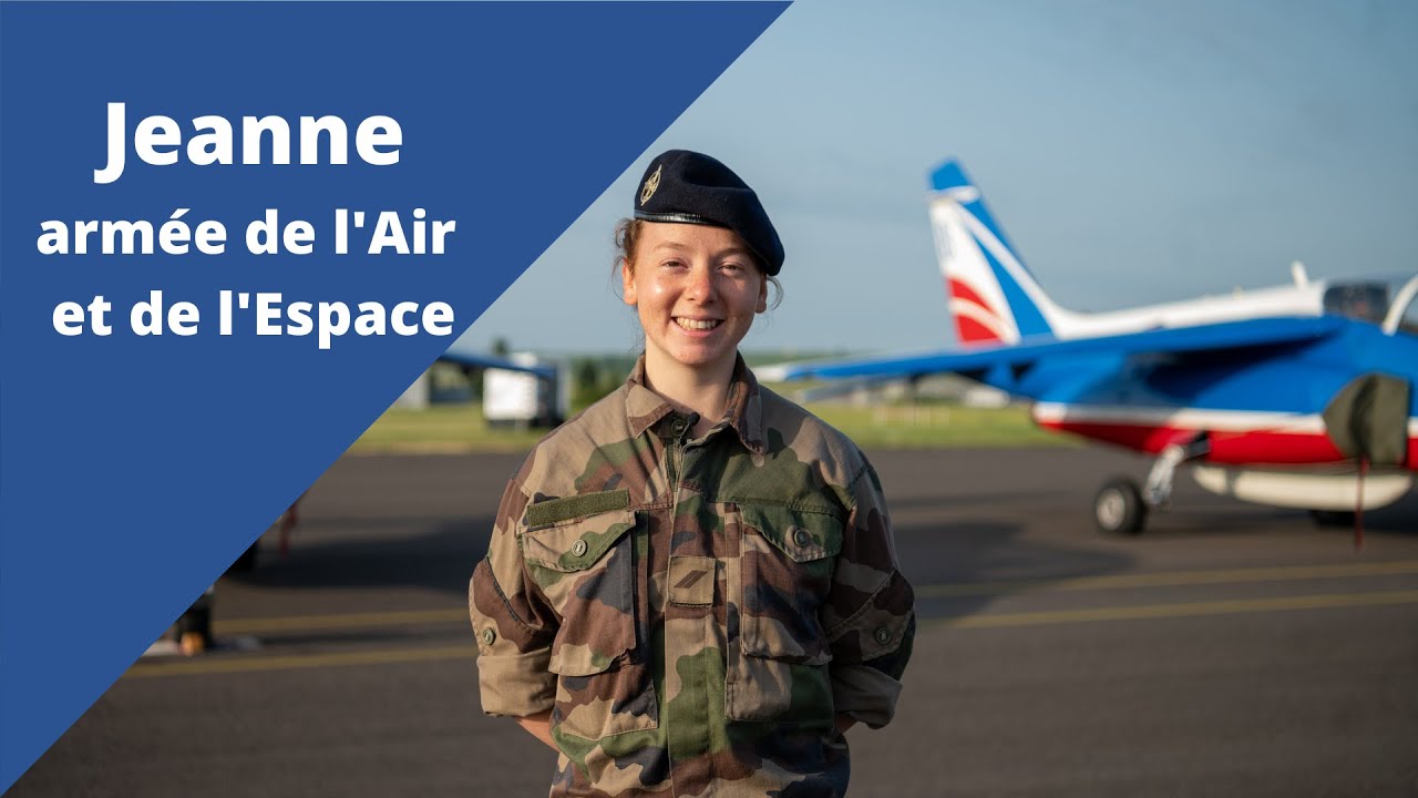 Jeanne, réserviste opérationnelle de l'armée de l'Air et de l'Espace