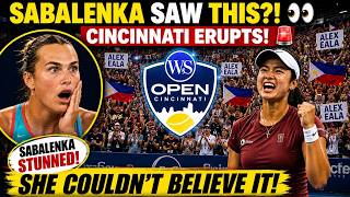 SABALENKA STUNNED Aryna Sees Alex Eala s MASSIVE Cincinnati Frenzy Can t Believe It