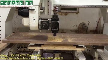 Máy CNC đục ổ khóa, bản lề cửa tự động Artist hoàn thiện chỉ 2 phút - máy chế biến gỗ Thuận Hiền