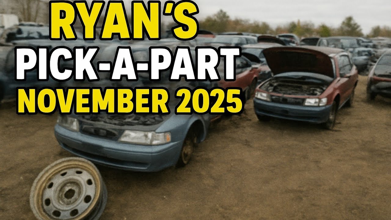 Ryan's Pick-A-Part Trip (November 2025) | Junkyard Finds & Car Parts