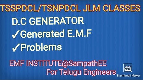TSSPDCL/TSNPDCL JLM CLASSES@EMF INSTITUTE